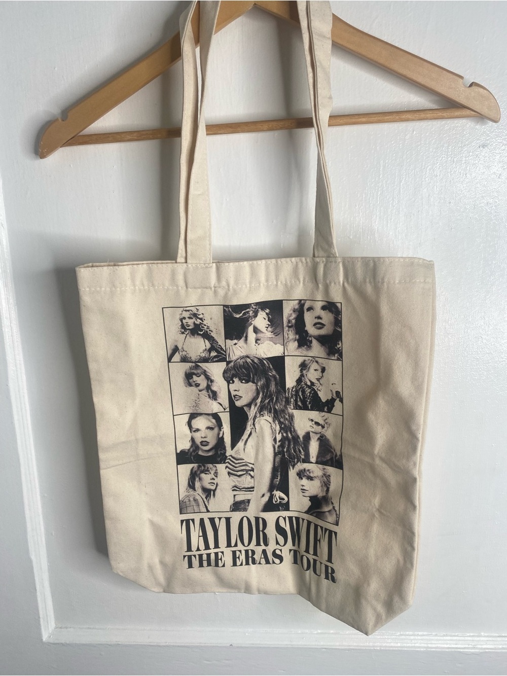 Canvas VIP Tote Bag - The Eras Tour Design in Natural